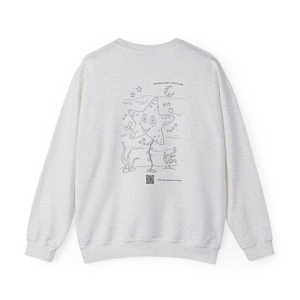 Lovable Starfish Sweatshirt ⭐🧥 – Bold Style, Ocean Cool