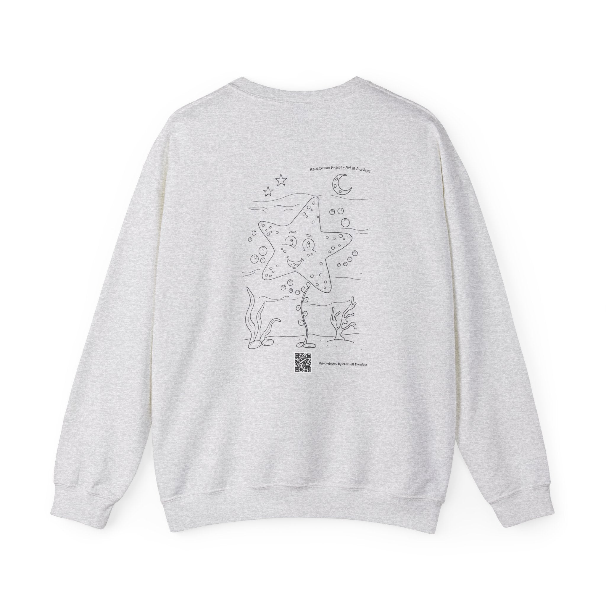 Lovable Starfish Sweatshirt ⭐🧥 – Bold Style, Ocean Cool