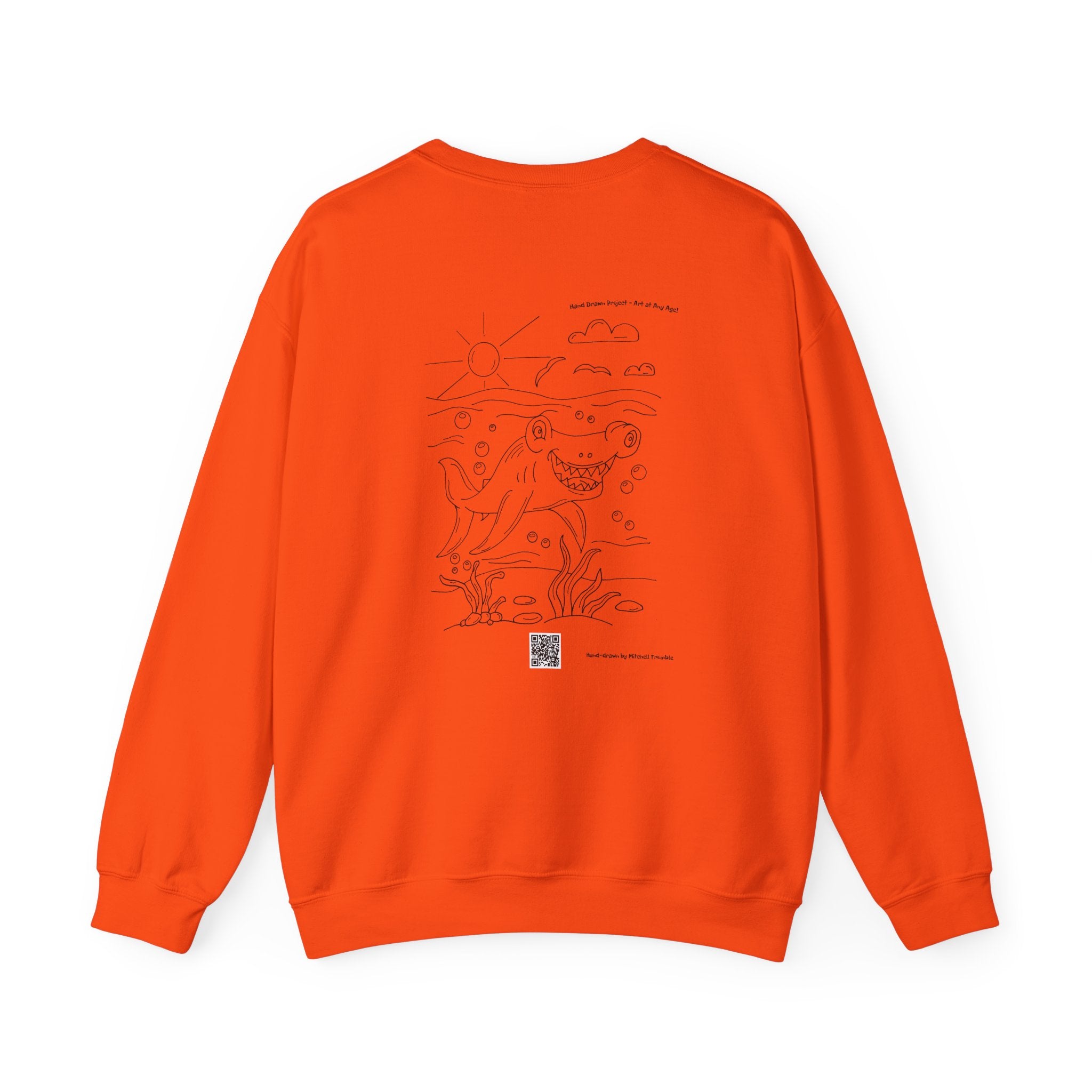 Happy Hammerhead Shark – Cozy Ocean Sweatshirt