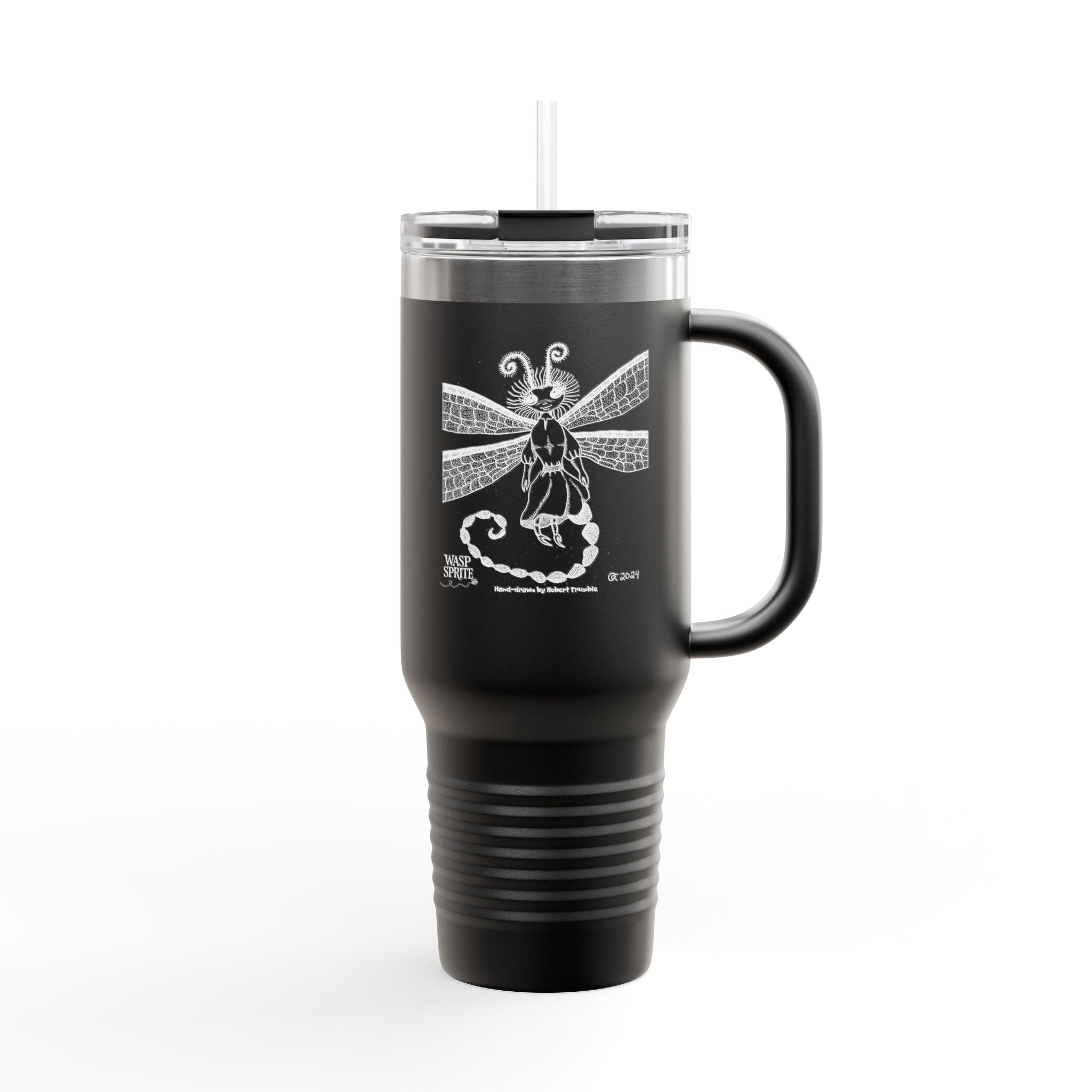Wasp Sprite – Mystical Insect Folk Travel Mug