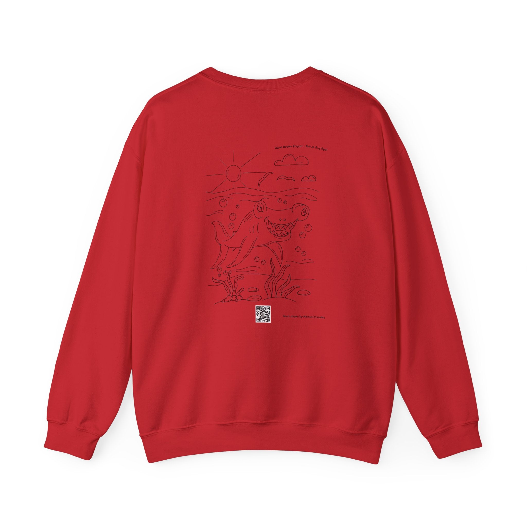 Happy Hammerhead Shark – Cozy Ocean Sweatshirt