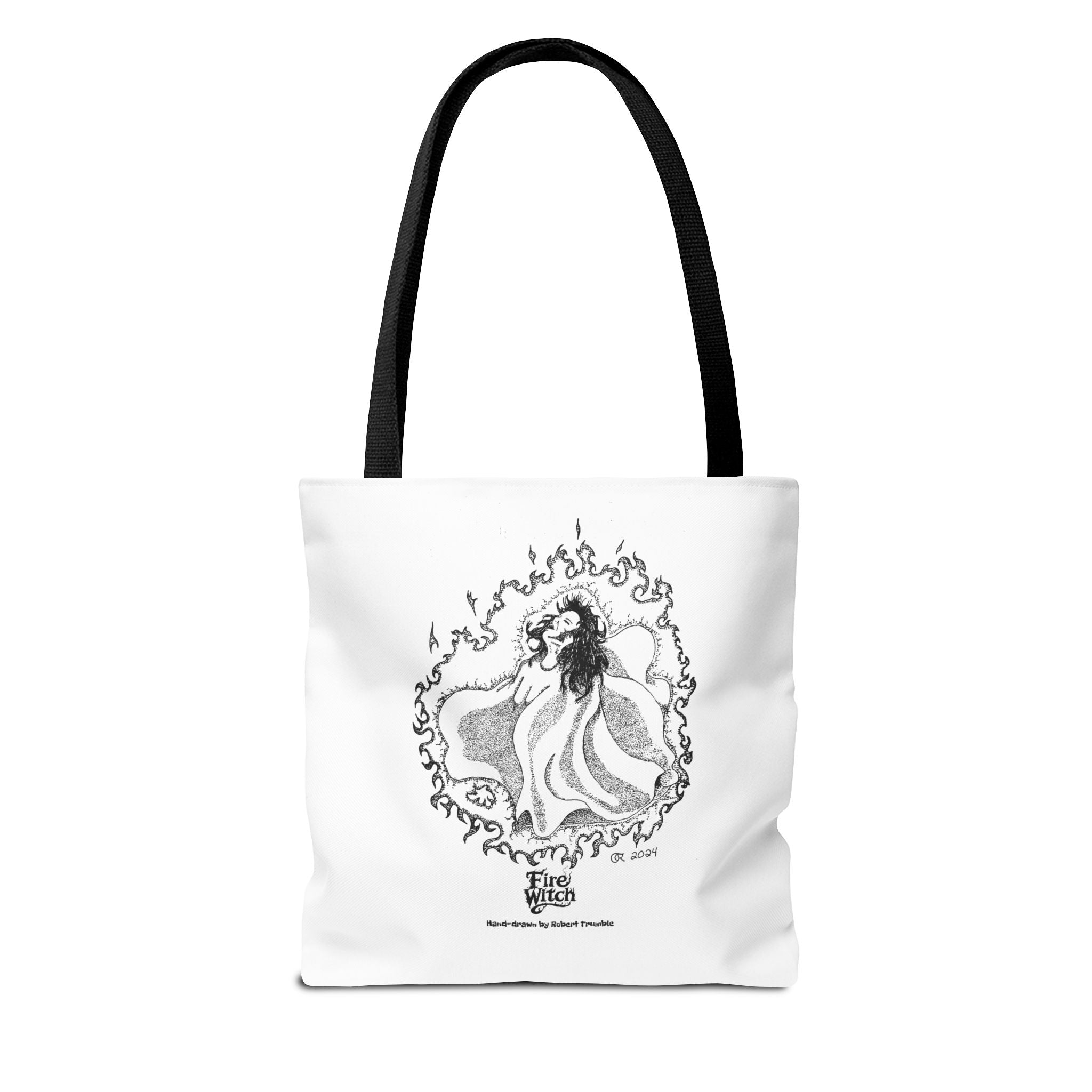 Fire Witch Art Tote Bag