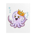 Happy Octopus Got Her Crown Back | Lost & Found Critters Octopus Print