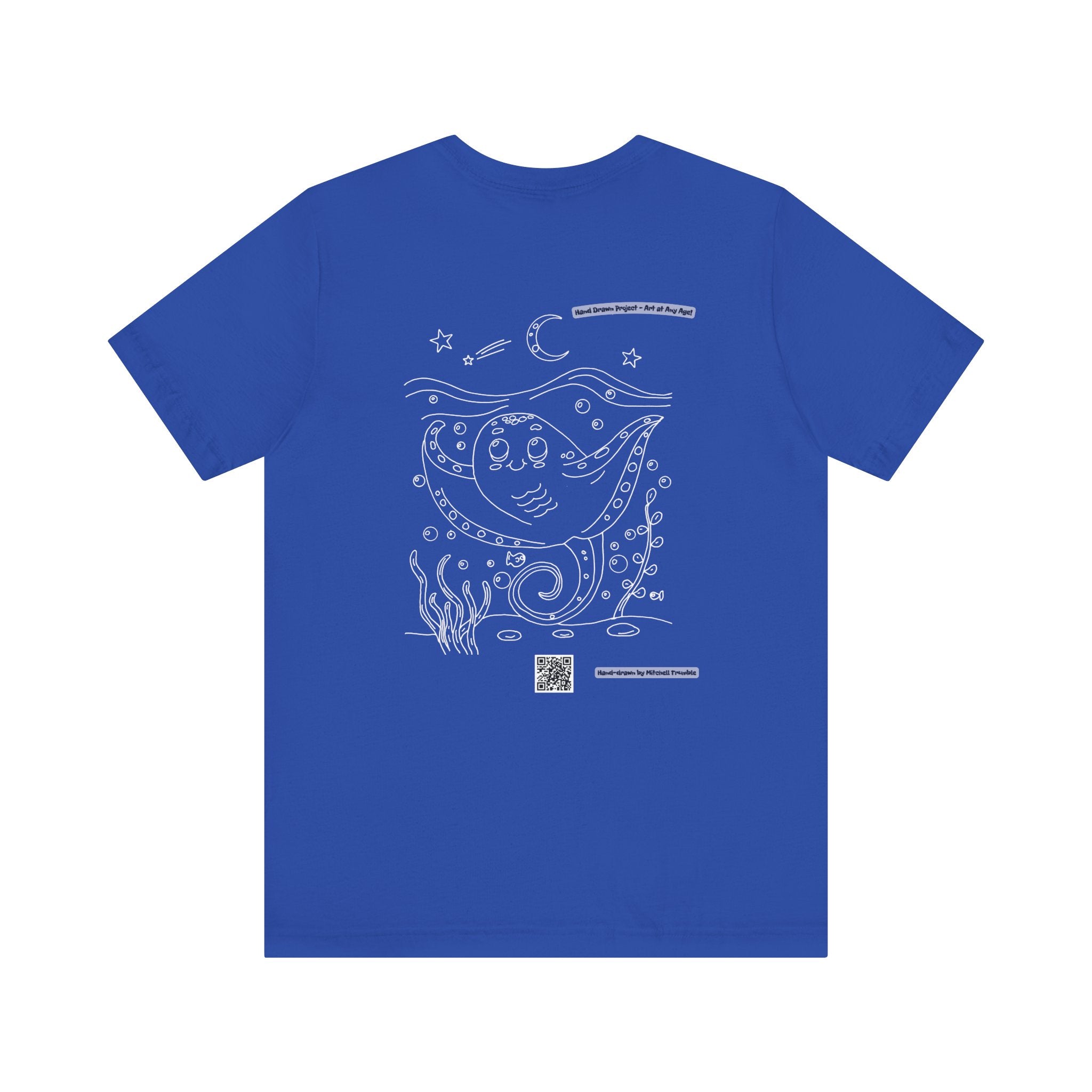 Manta Ray T-Shirt | Hand-Drawn Ocean Critter