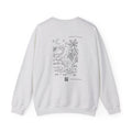 Velociraptor Crewneck Sweatshirt – Unisex | Hand-Drawn Dino Design by Mitchell Trumble | Cozy Gift for Dino Fans & Artists