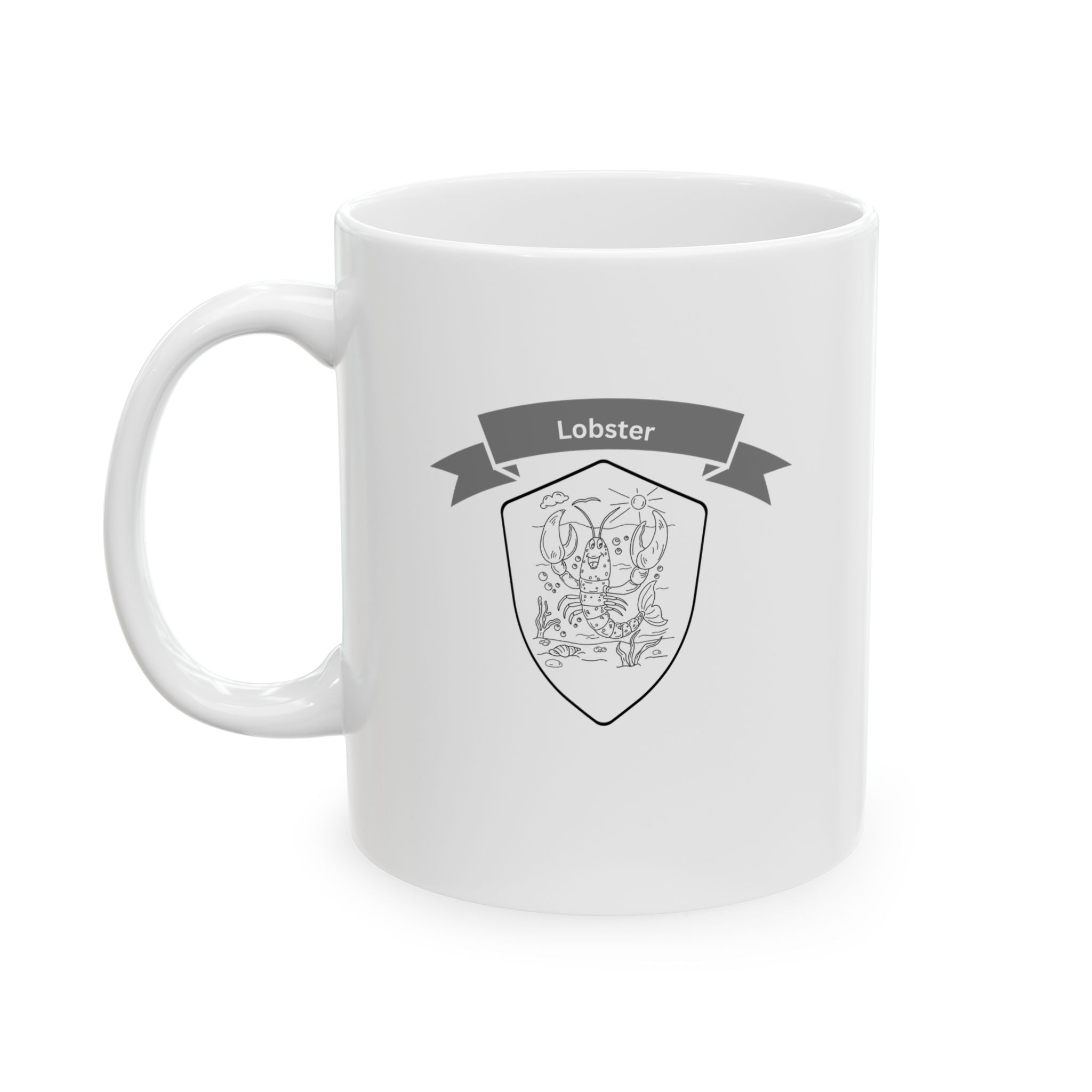 Cheerful Lobster – Ocean Critter Coffee Mug