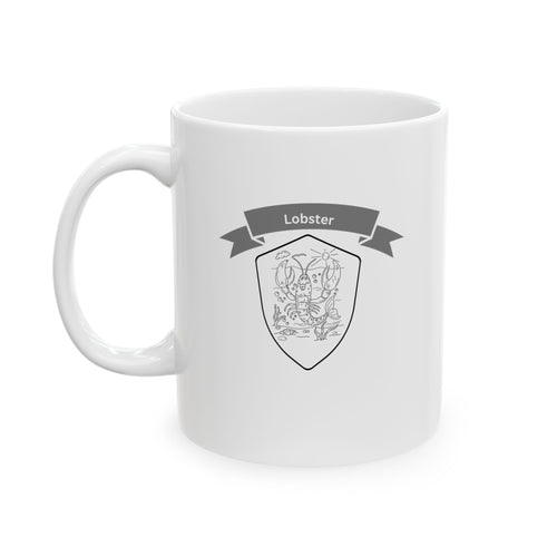 Cheerful Lobster – Ocean Critter Coffee Mug