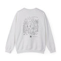 Triceratops Crewneck Sweatshirt | Unisex Fit | Hand-Drawn Dinosaur with QR Code