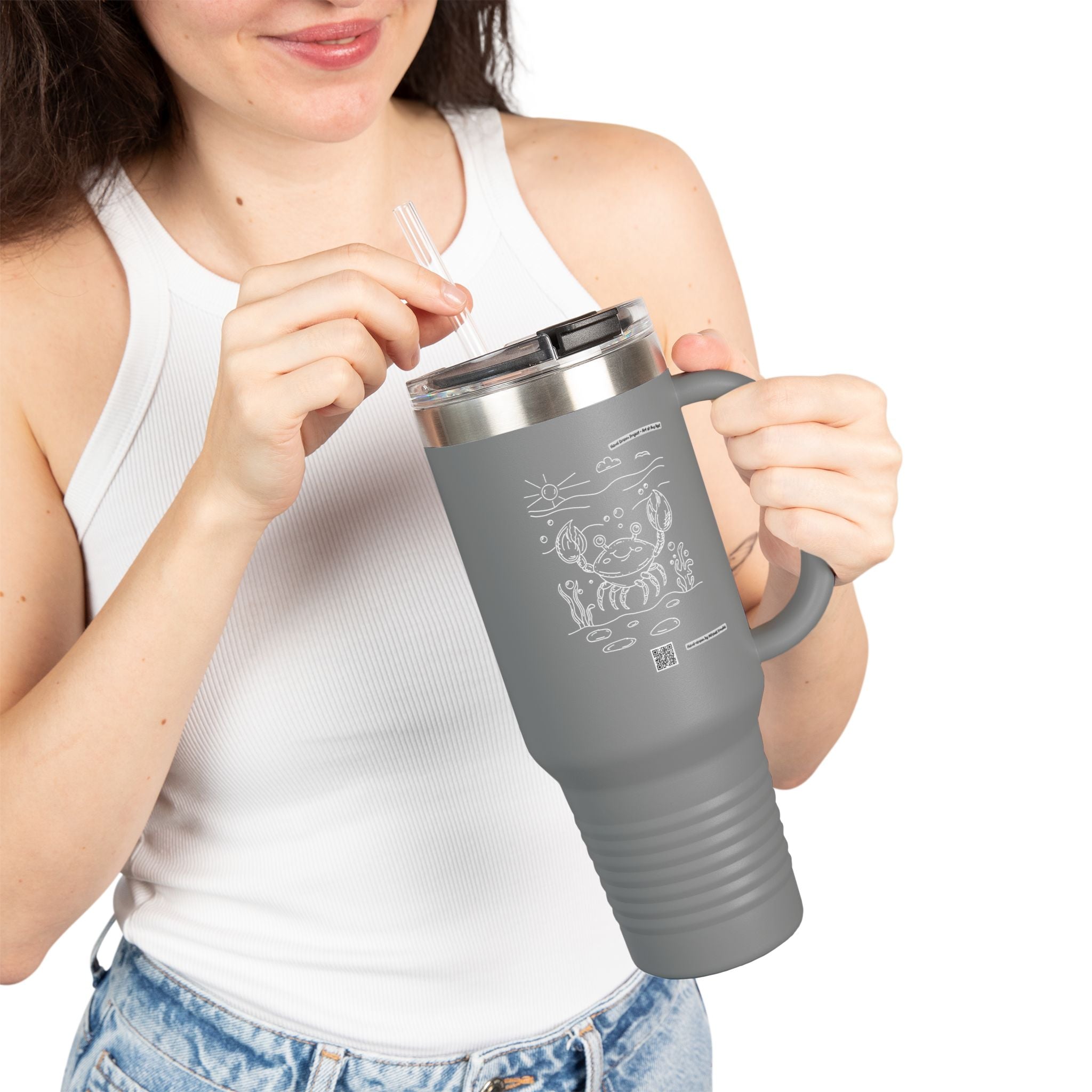 Cute Crab Travel Mug