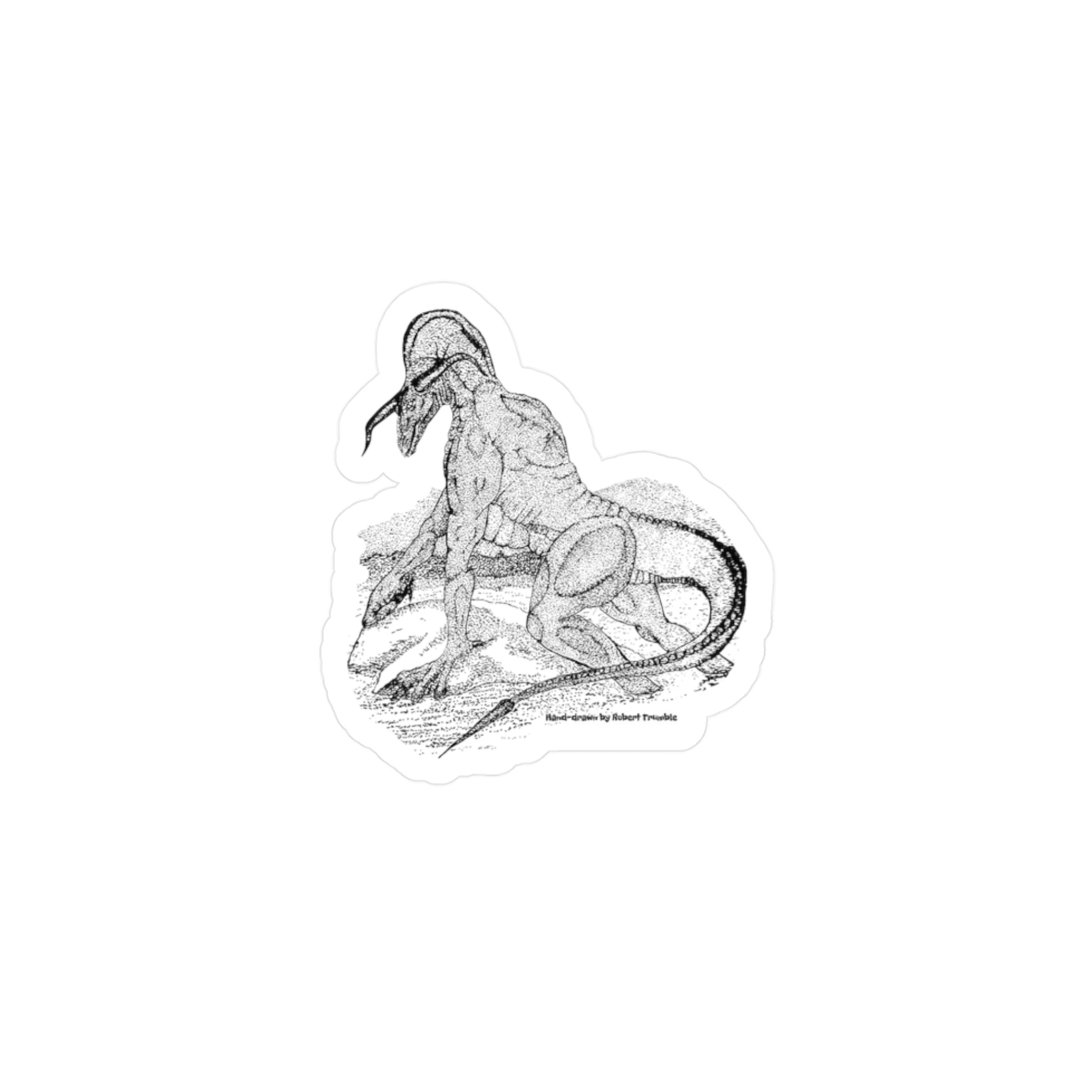 Landdrake Kiss Cut Sticker