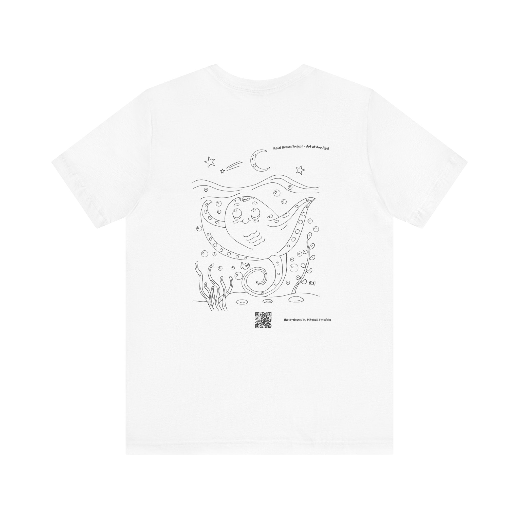 Manta Ray T-Shirt | Hand-Drawn Ocean Critter