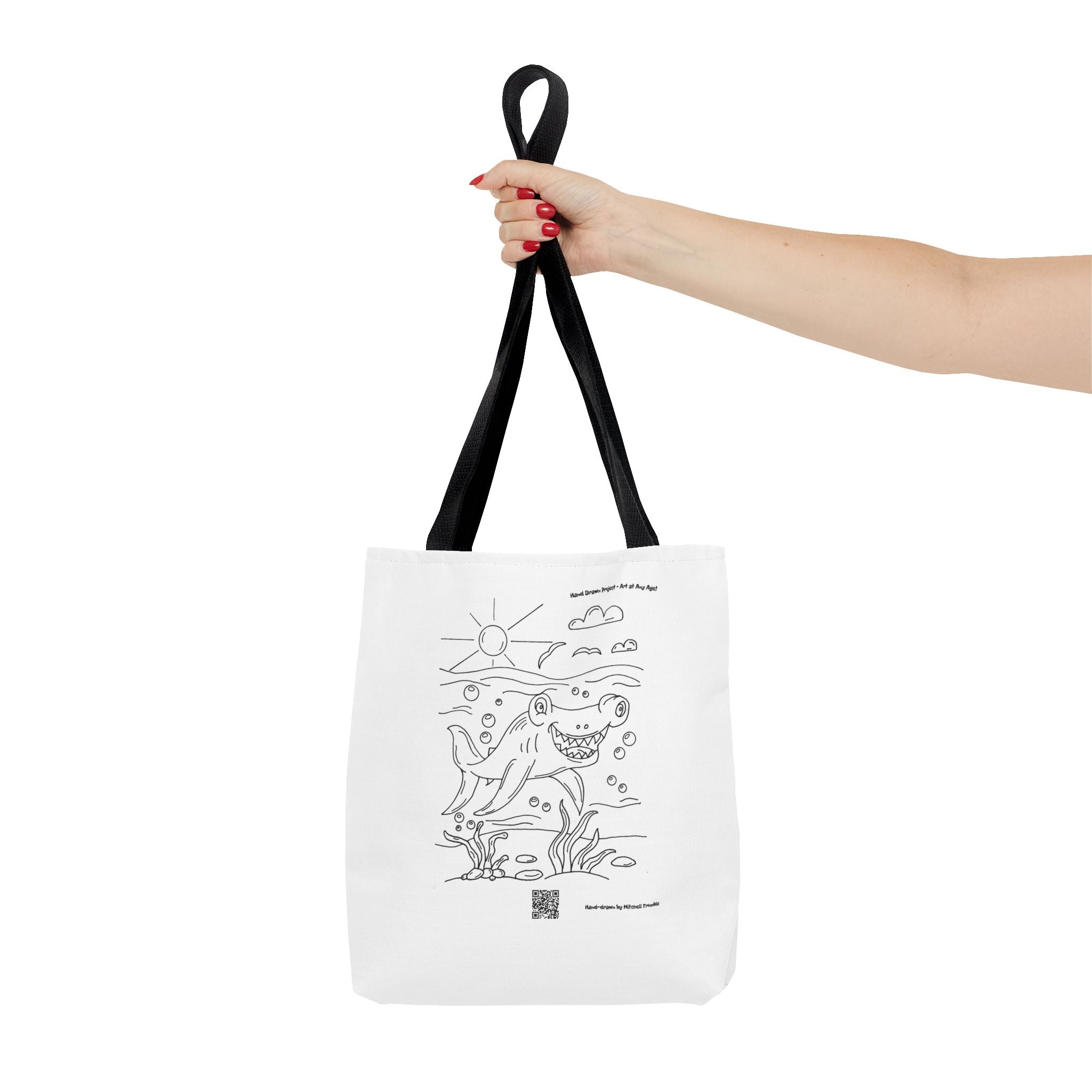 Happy Hammerhead Shark – Ocean Critters Tote Bag
