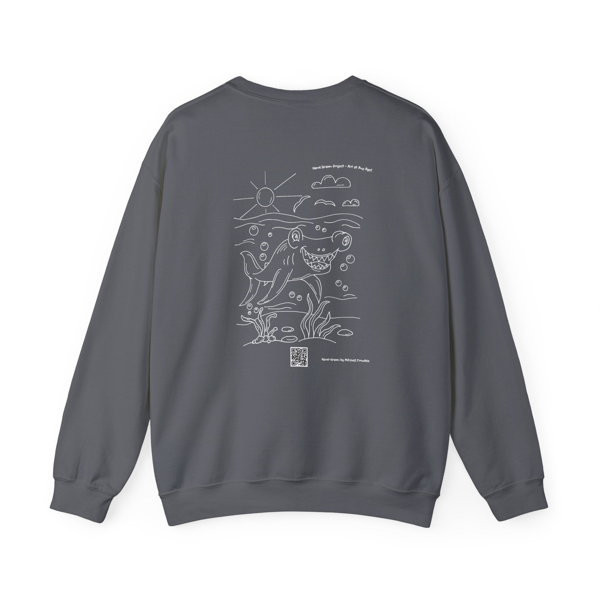 Happy Hammerhead Shark – Cozy Ocean Sweatshirt