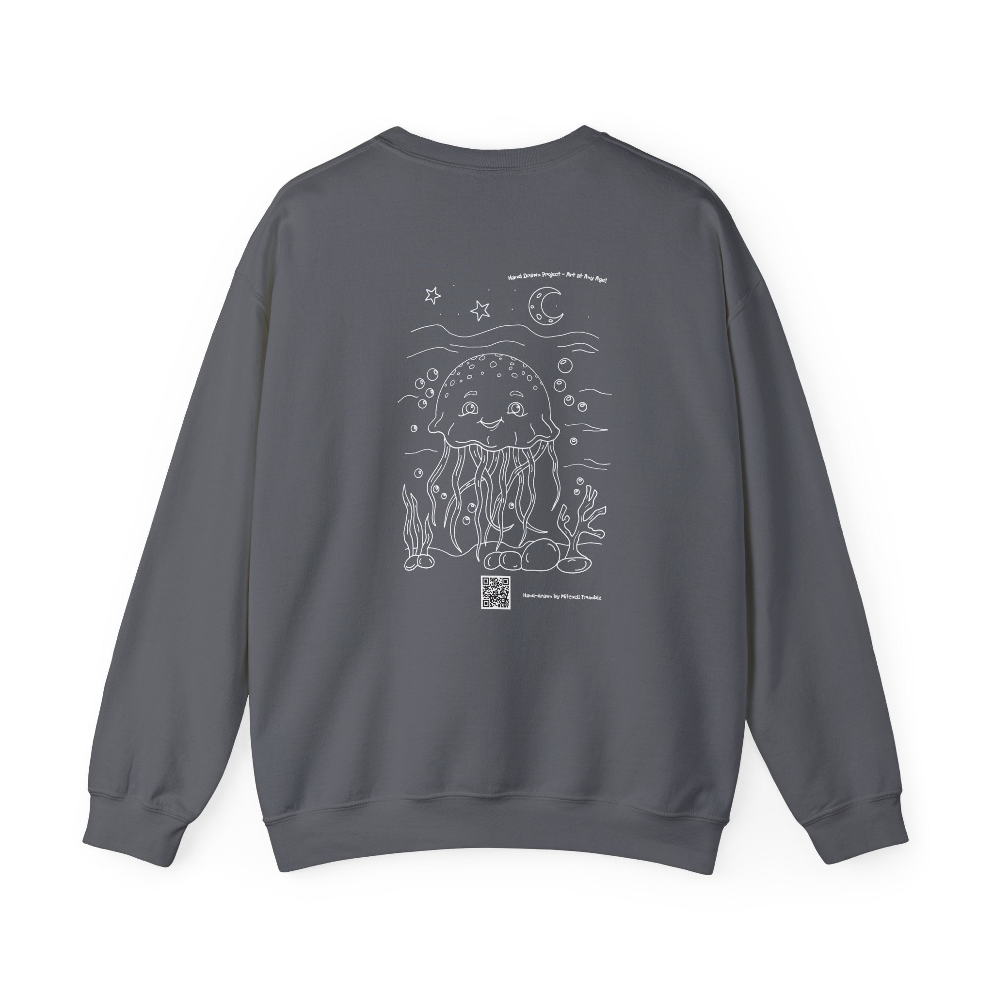 Smiling Jellyfish – Cozy Ocean Sweatshirt