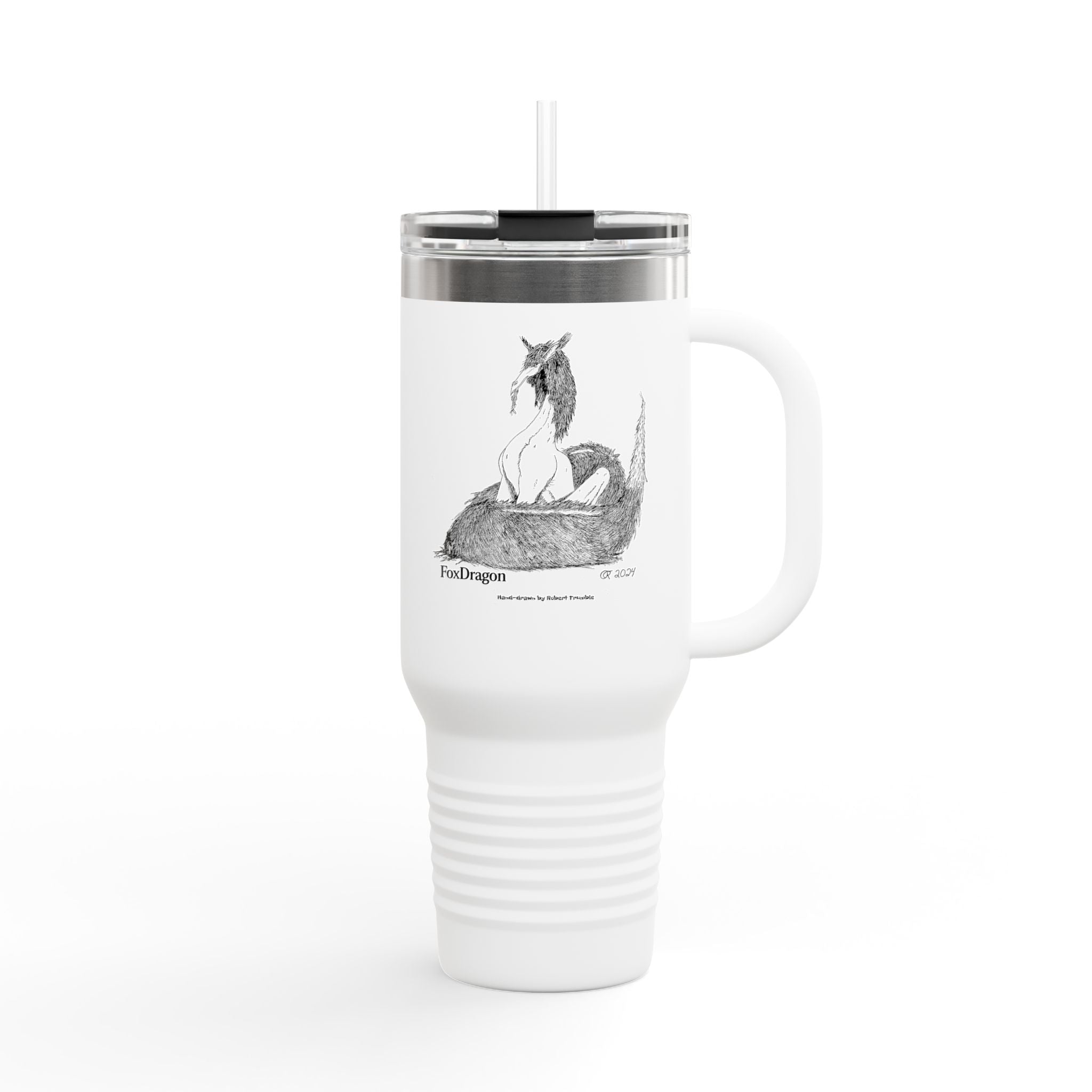 FoxDragon – Mythical Creature Travel Mug