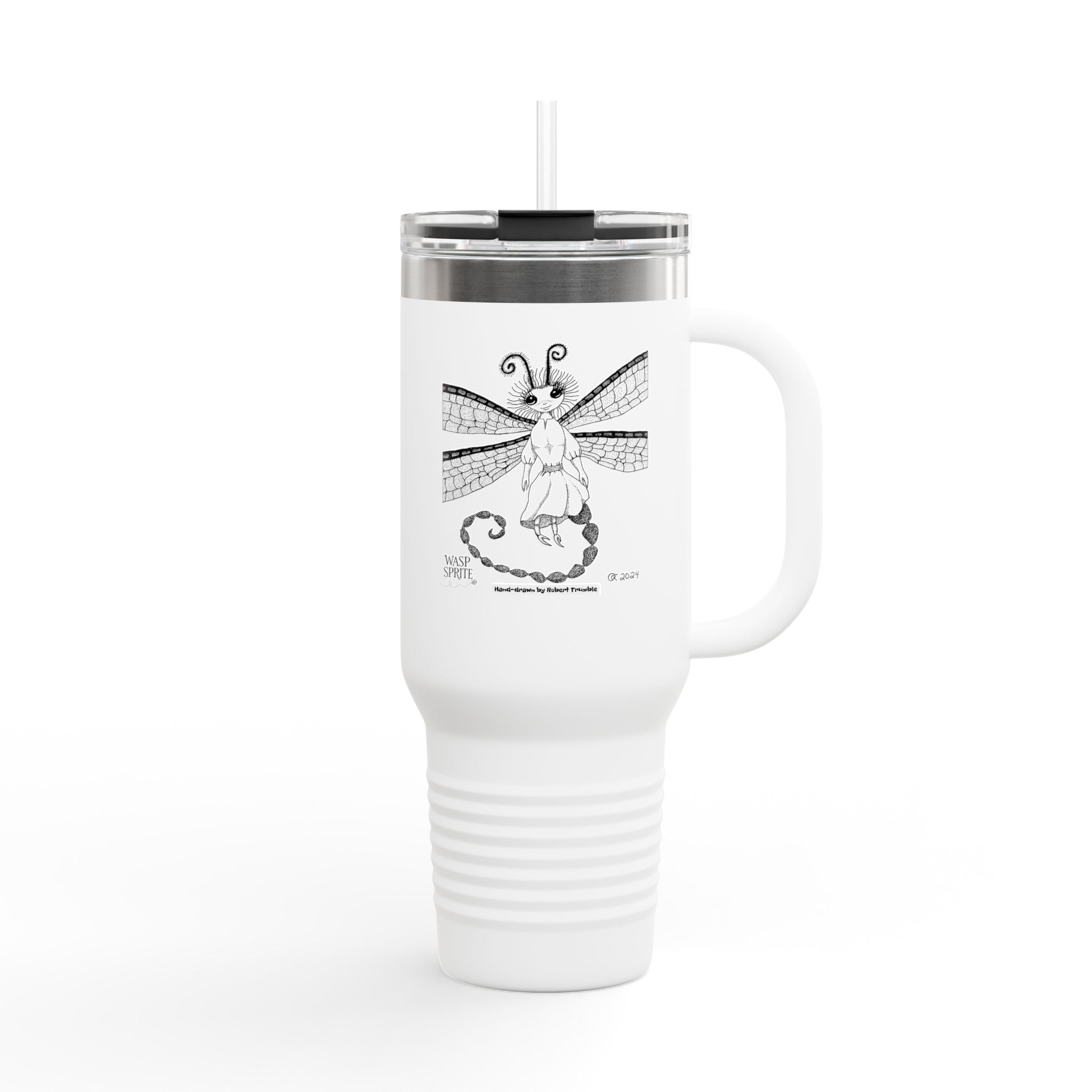 Wasp Sprite – Mystical Insect Folk Travel Mug