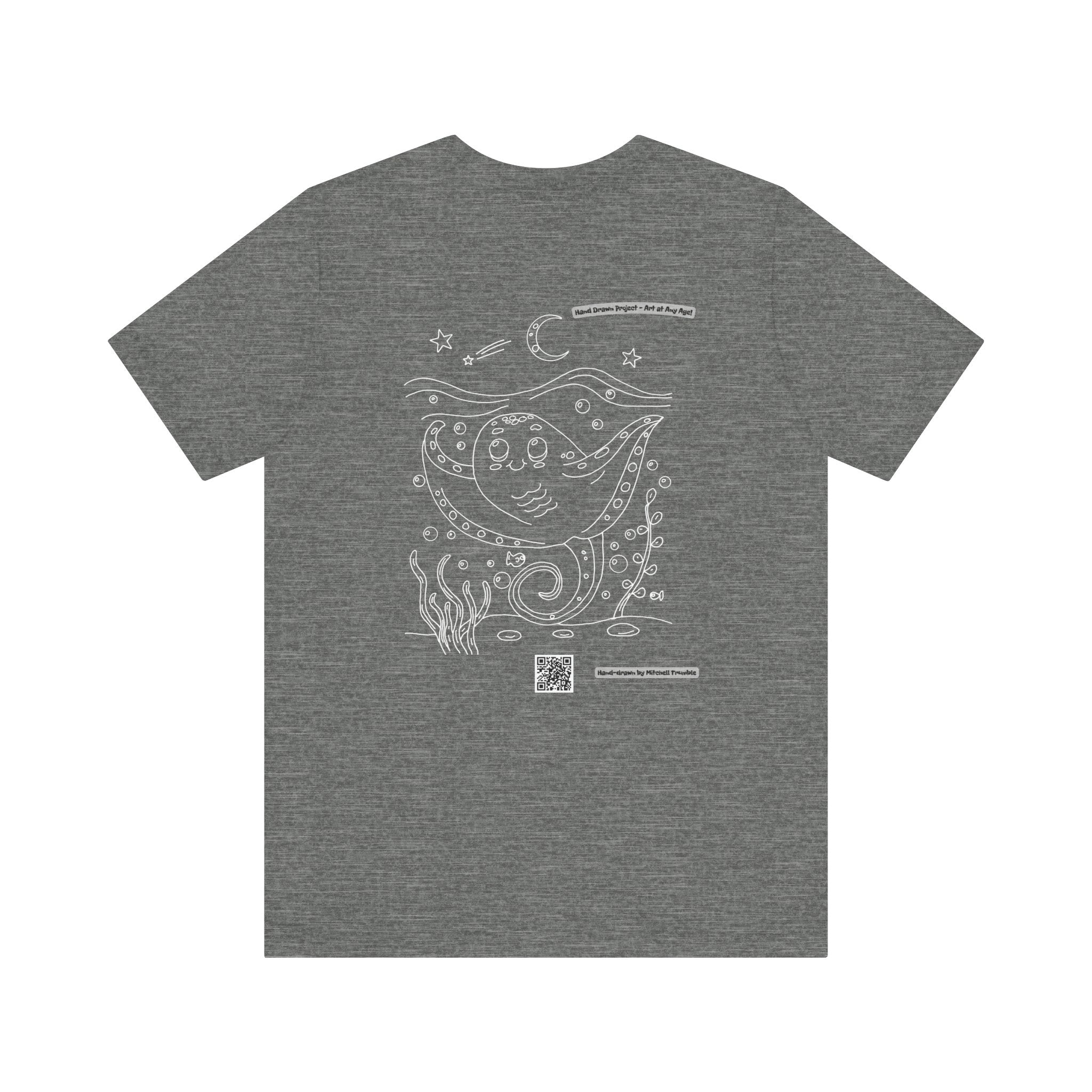Manta Ray T-Shirt | Hand-Drawn Ocean Critter