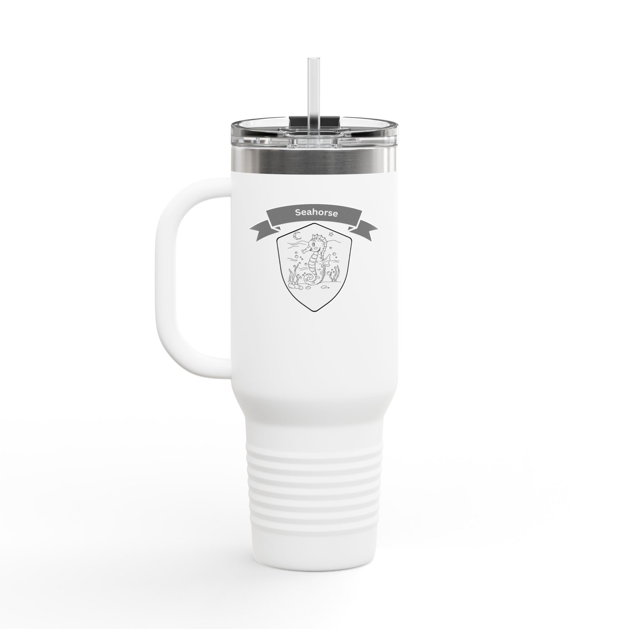 Adorable Seahorse Ocean Adventure Travel Mug