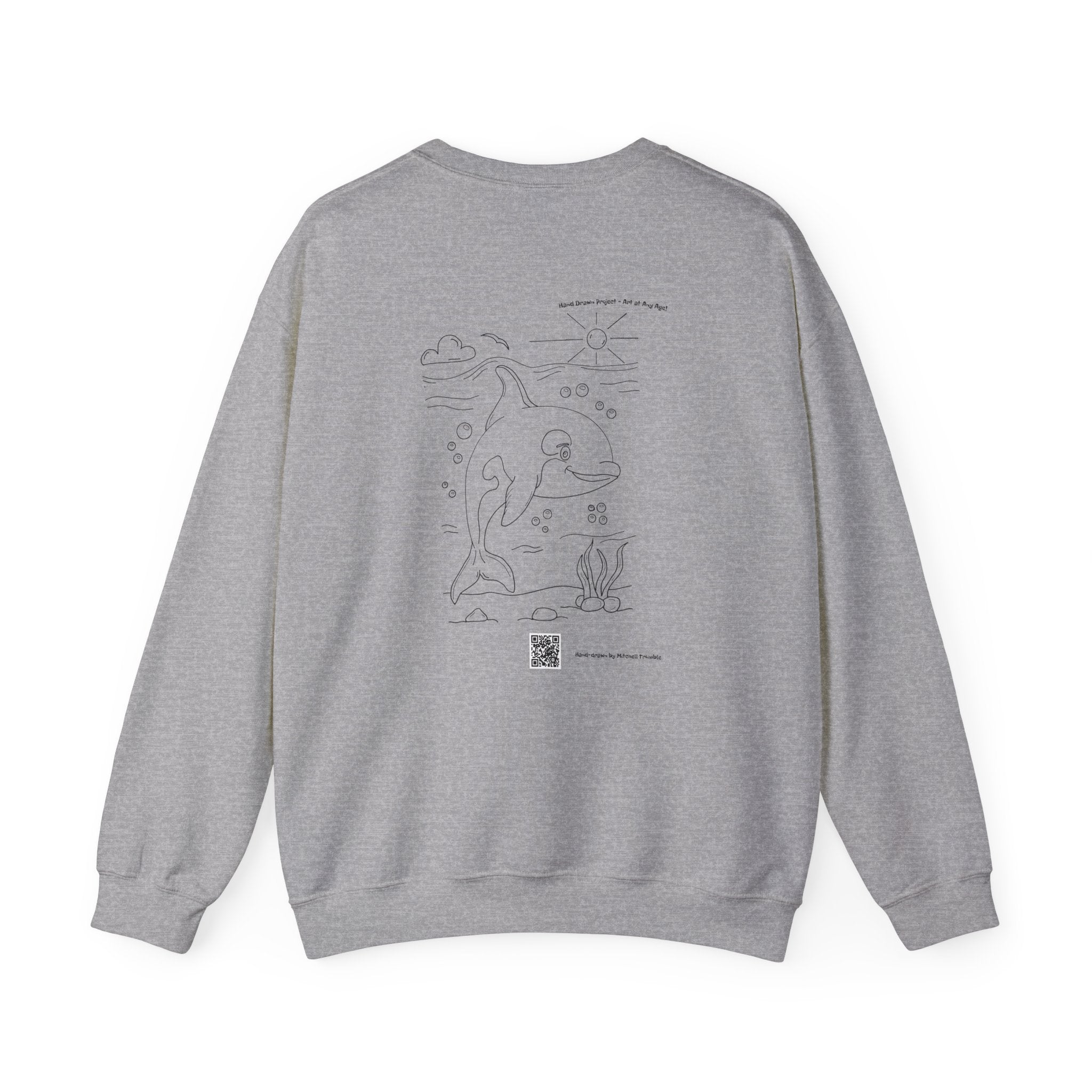 Orca Killer Whale – Ocean Majesty Cozy Sweatshirt