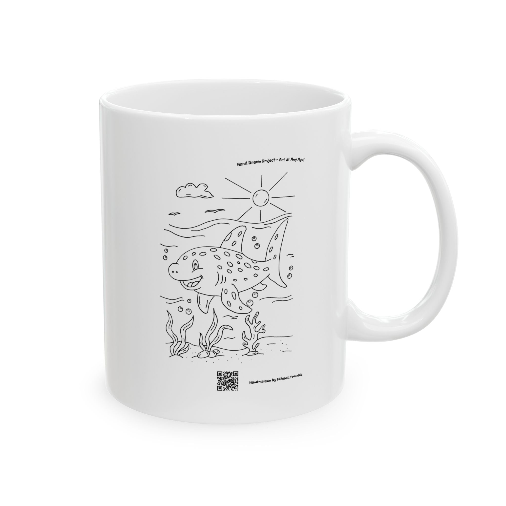 Leopard Shark – Spotted Ocean Explorer Coffee Mug