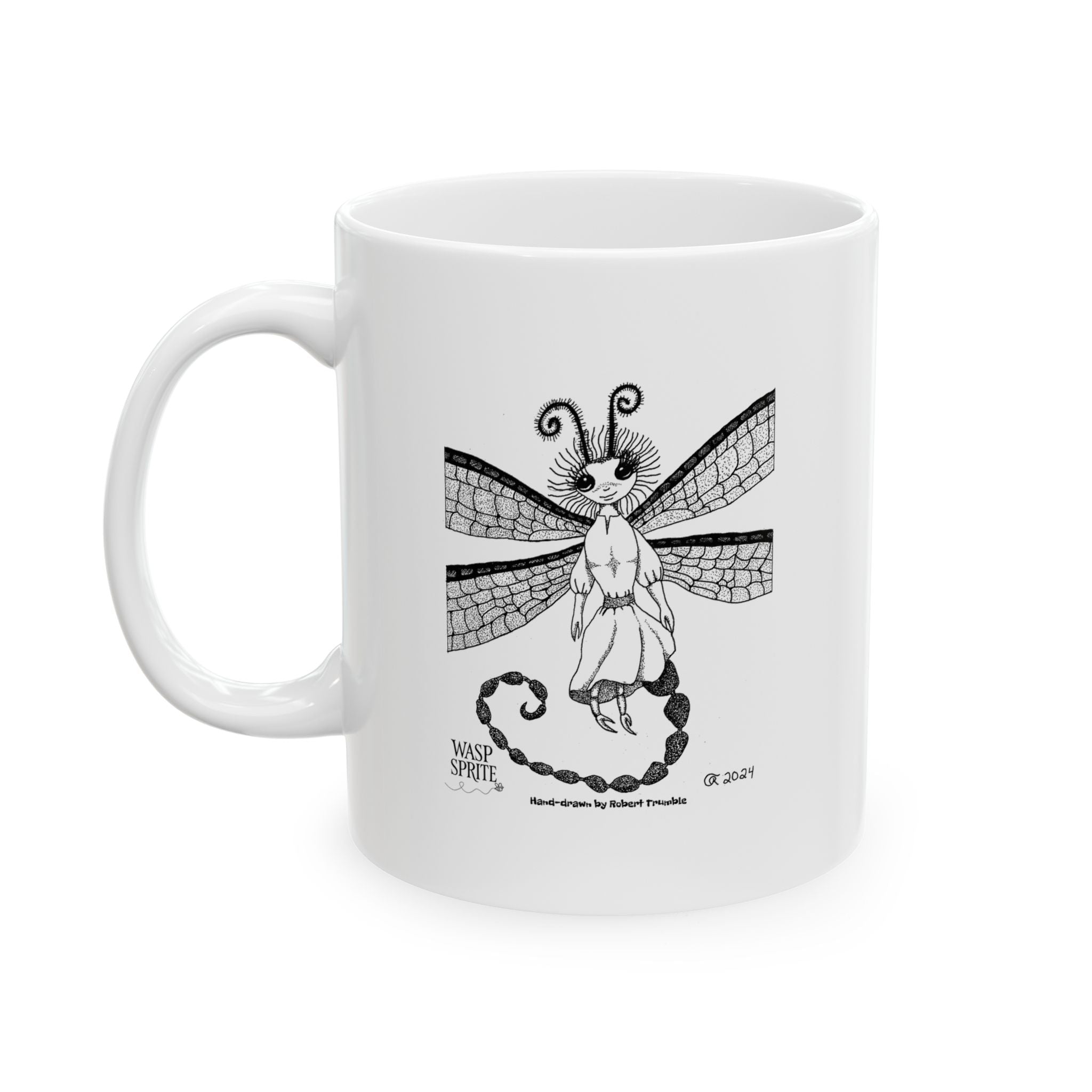 Wasp Sprite – Mystical Insect Folk Coffee Mug