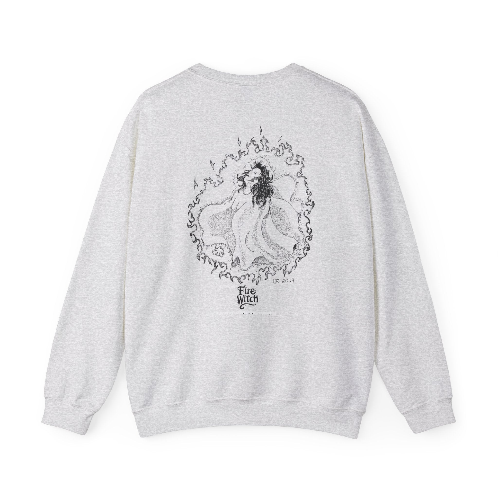 Fire Witch Crewneck Sweatshirt