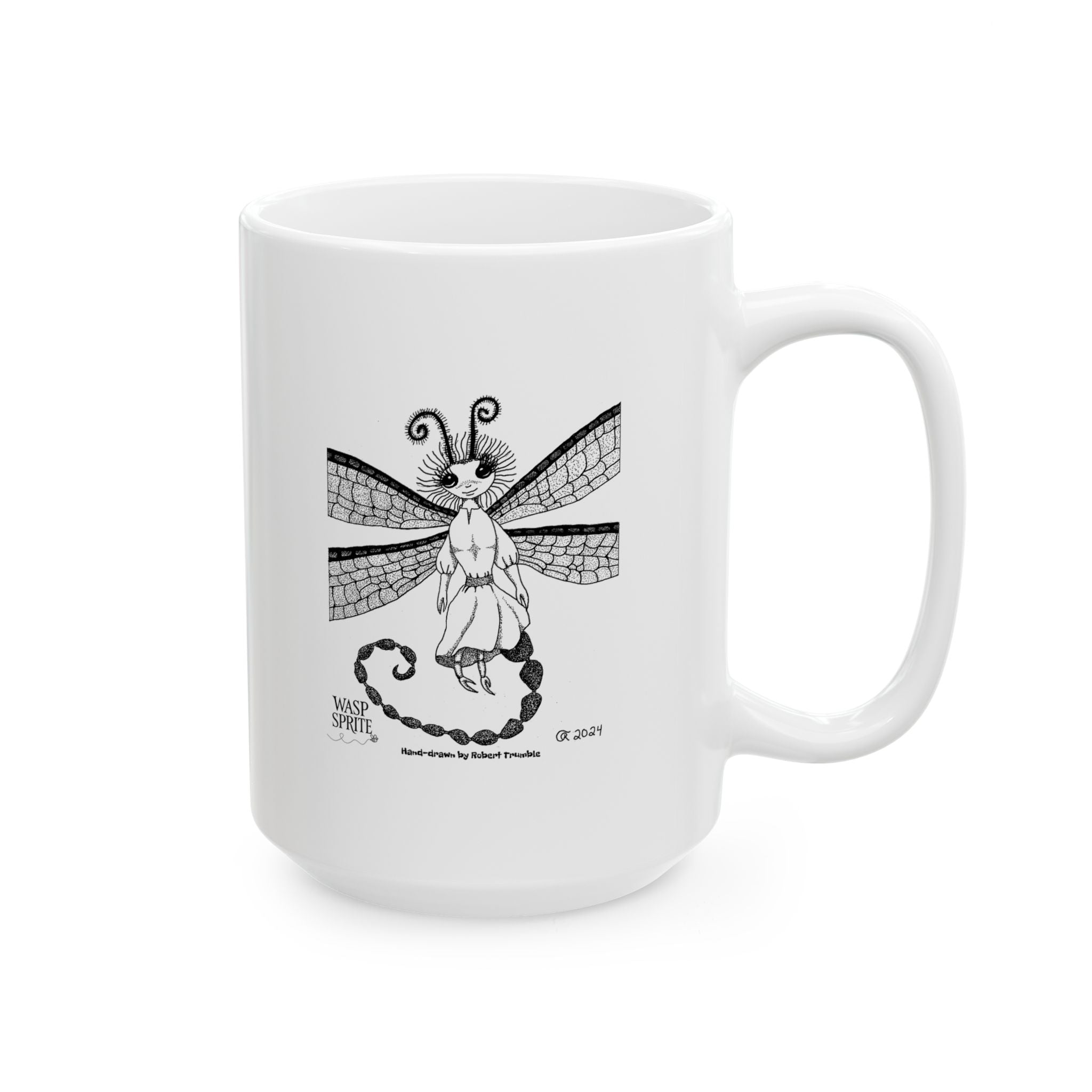 Wasp Sprite – Mystical Insect Folk Coffee Mug