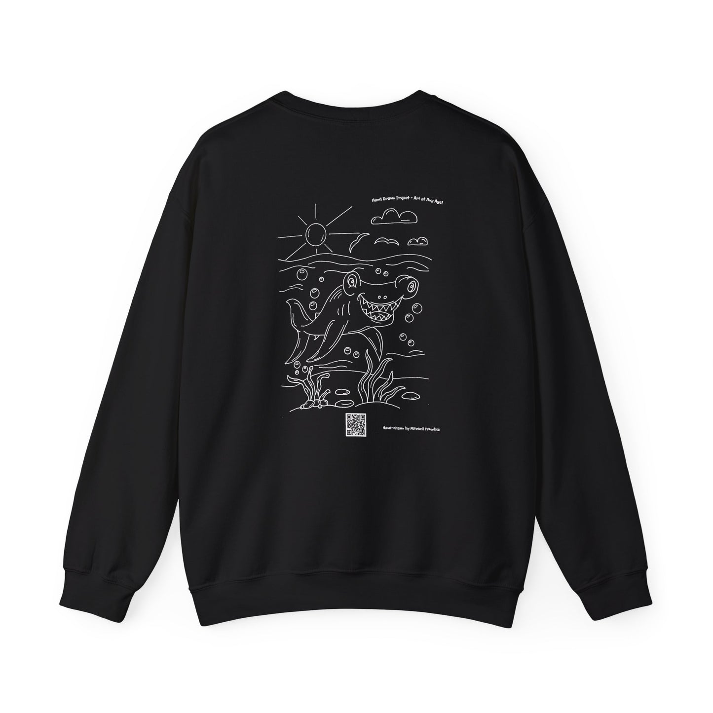 Happy Hammerhead Shark – Cozy Ocean Sweatshirt