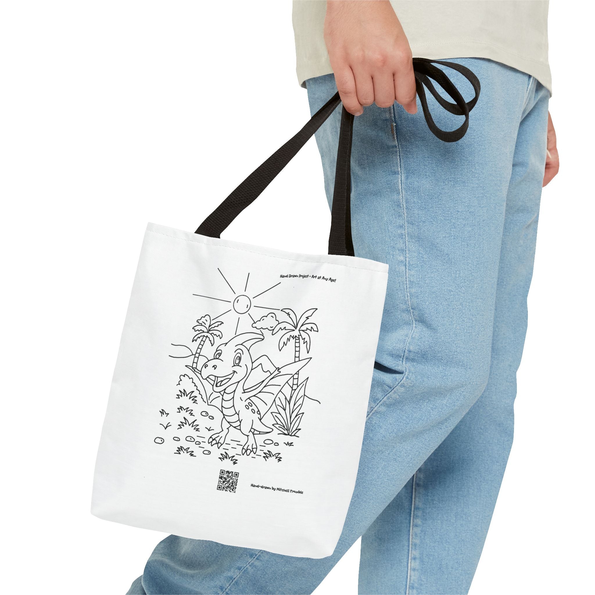 Pterodactyl Chaos Tote Bag