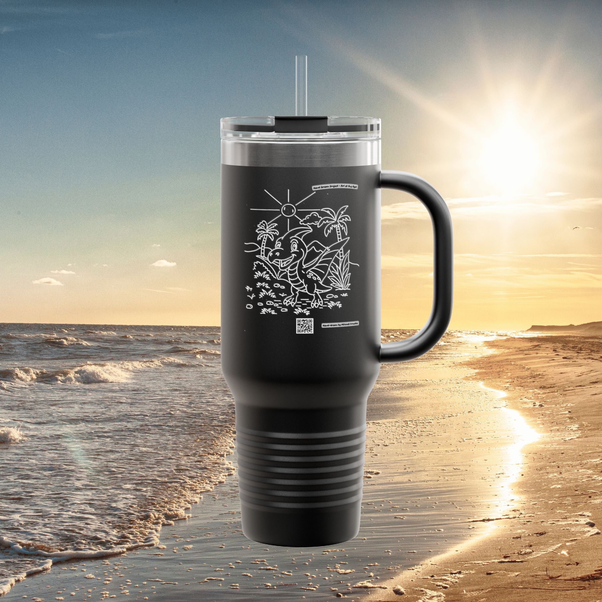 Pterodactyl Chaos Travel Mug
