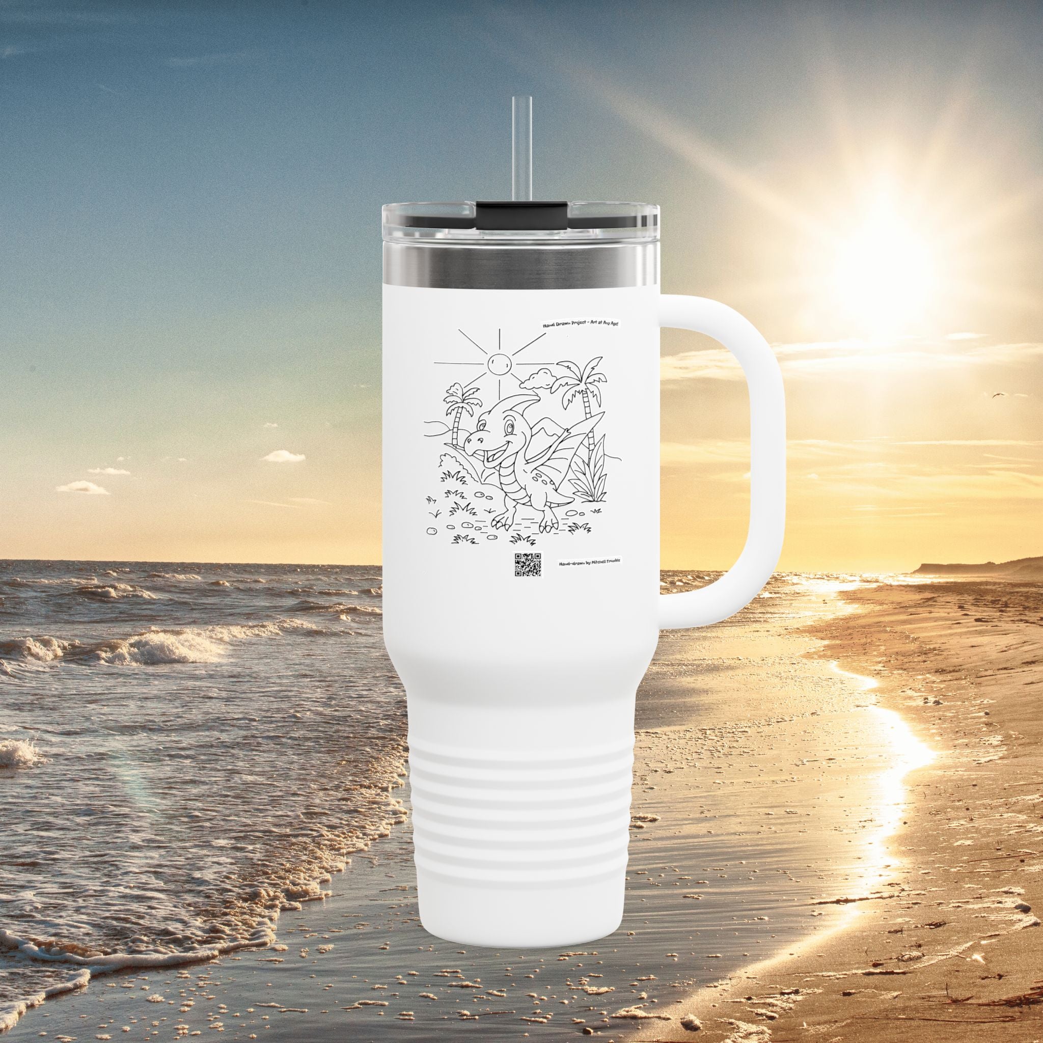 Pterodactyl Chaos Travel Mug