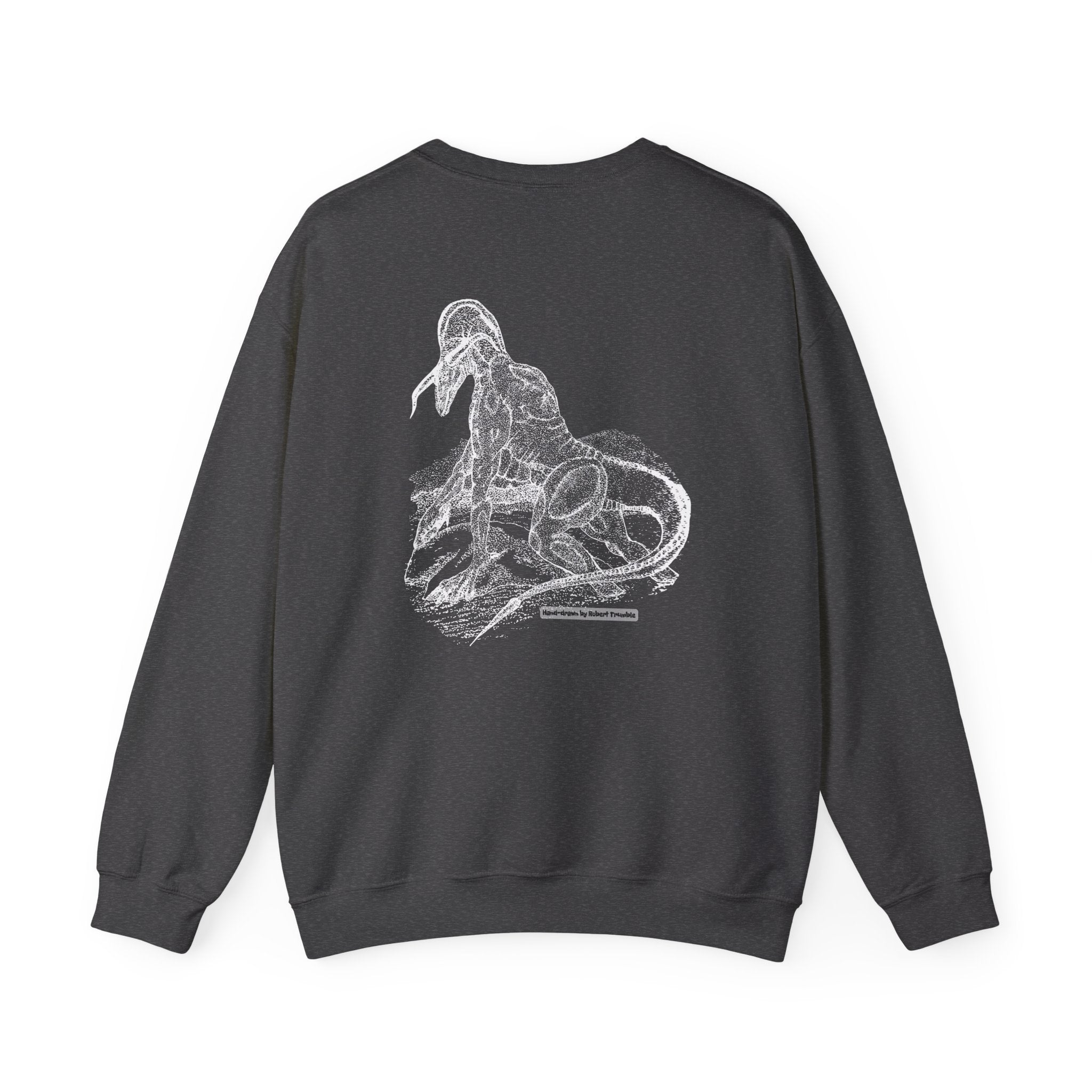 Landdrake Legends Gildan 18000 Sweatshirt | Robert Trumble's Hand-Drawn Dragon Art
