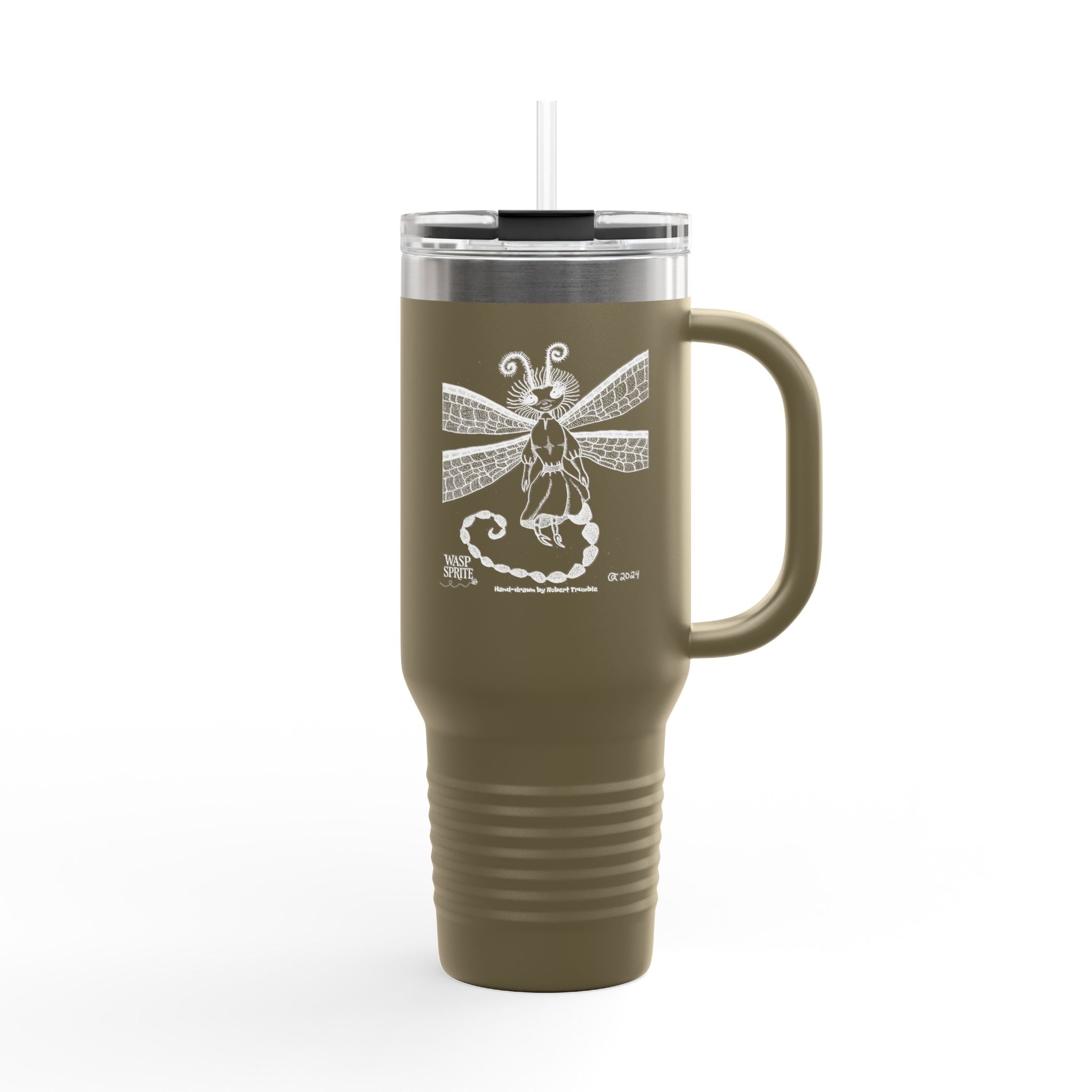 Wasp Sprite – Mystical Insect Folk Travel Mug