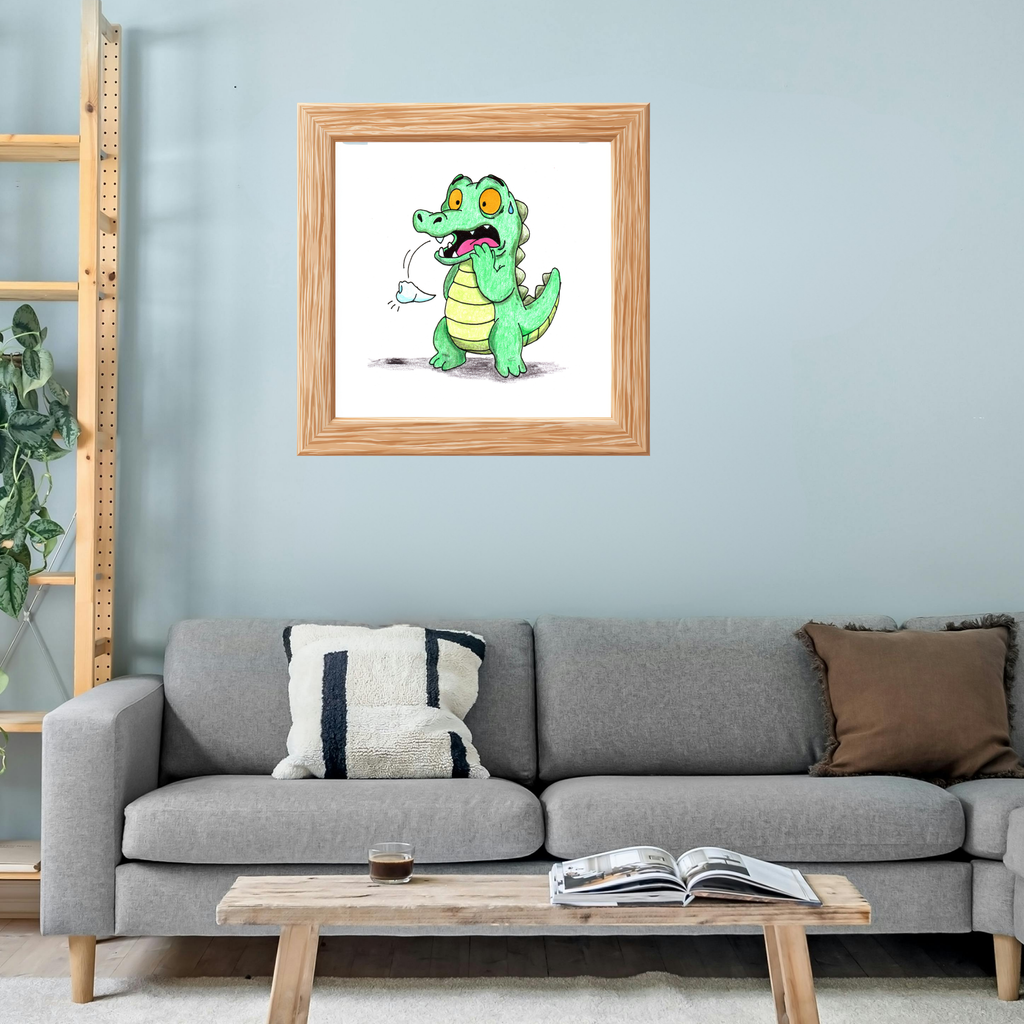 Amy Lost a Tooth Print | Hand Drawn Nursery Wall Art
