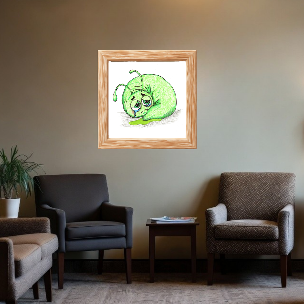 Sammy Lost His Shell | Snail Wall Art | Lost and Found Critters