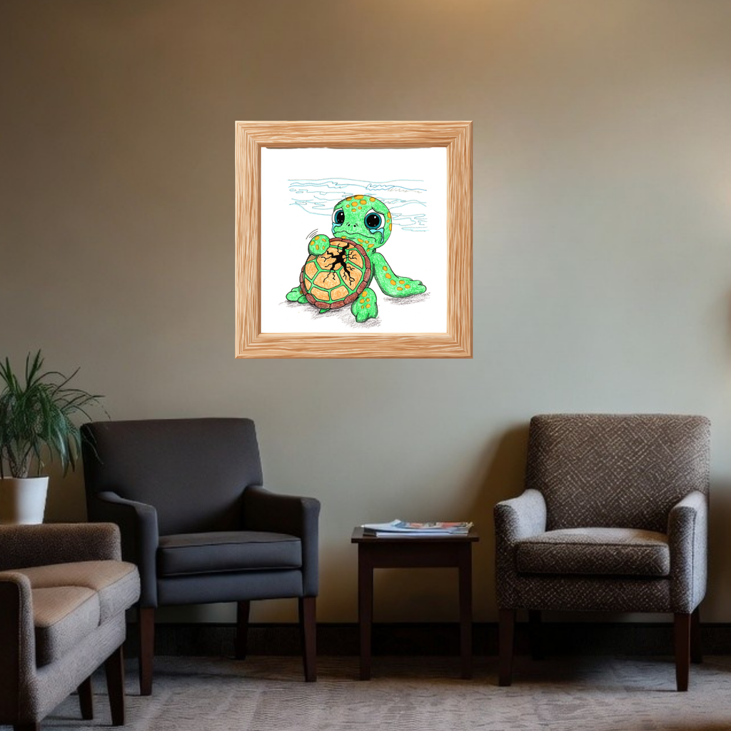 Toby Broke His Shell | Brave Little Critters Turtle Art