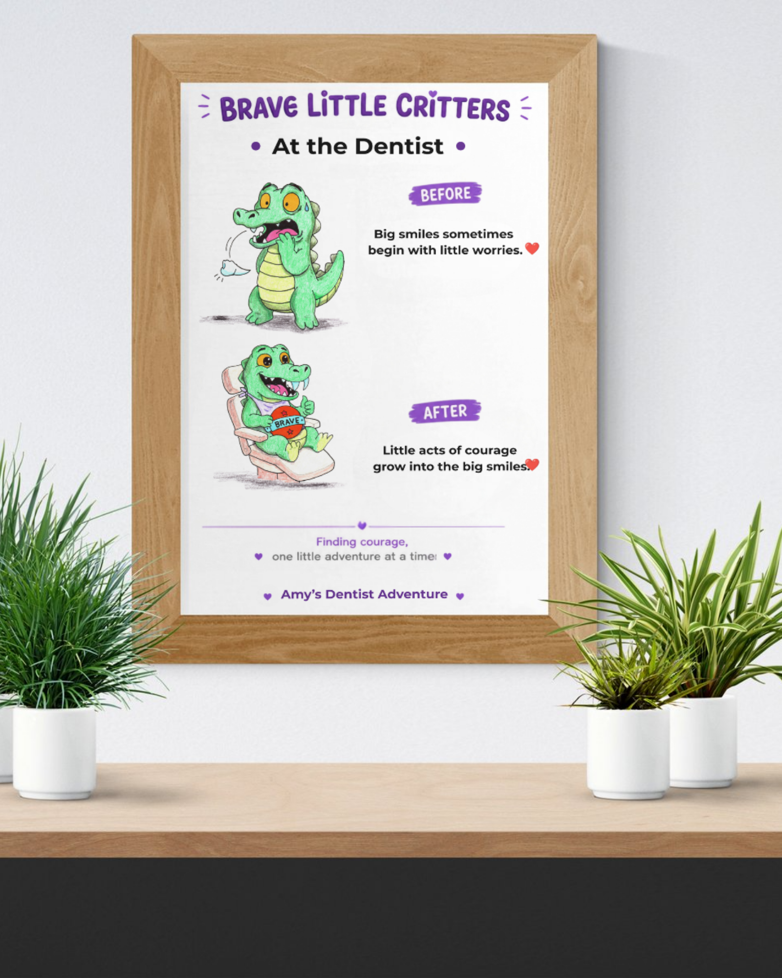 Alligator Encouragement Poster | Brave Little Critters