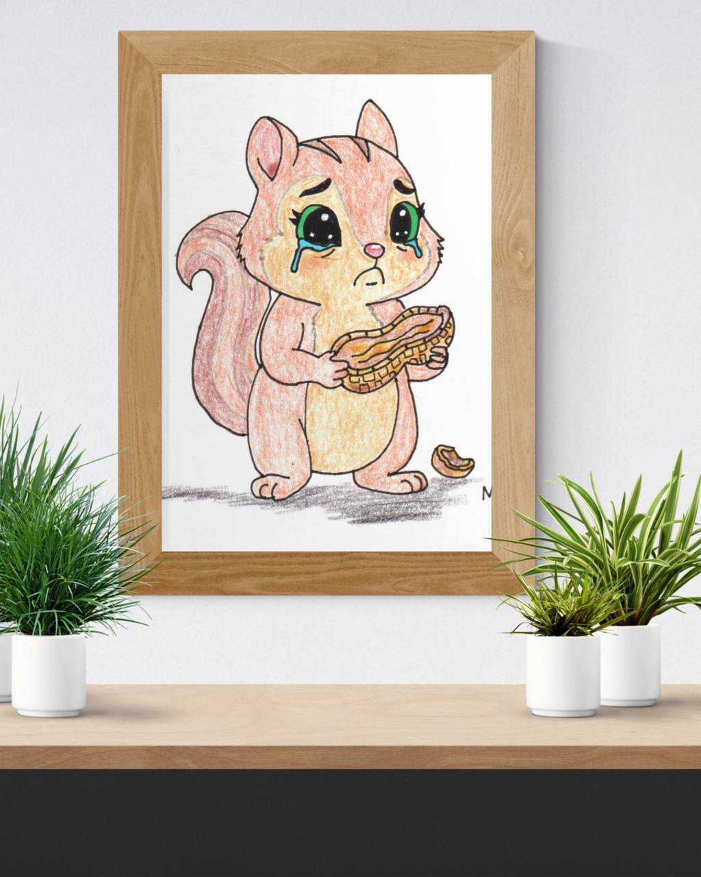 Chipmunk Lost His Nuts Wall Art