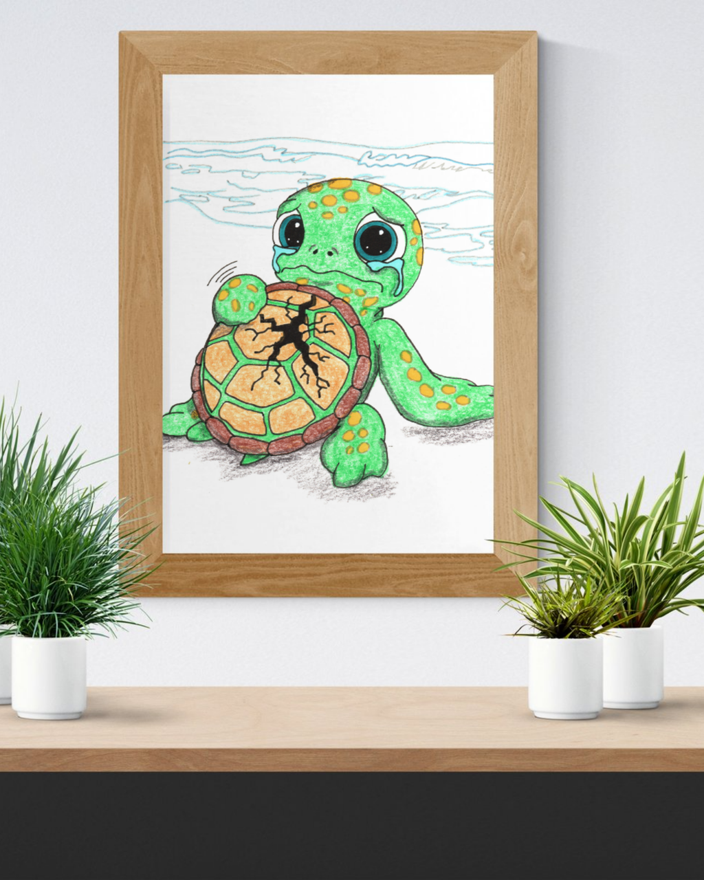 Toby Broke His Shell | Brave Little Critters Turtle Art