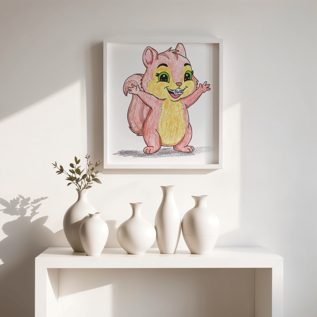 Got Braces Print | Brave Little Critters | Orthodontist Office Wall Art