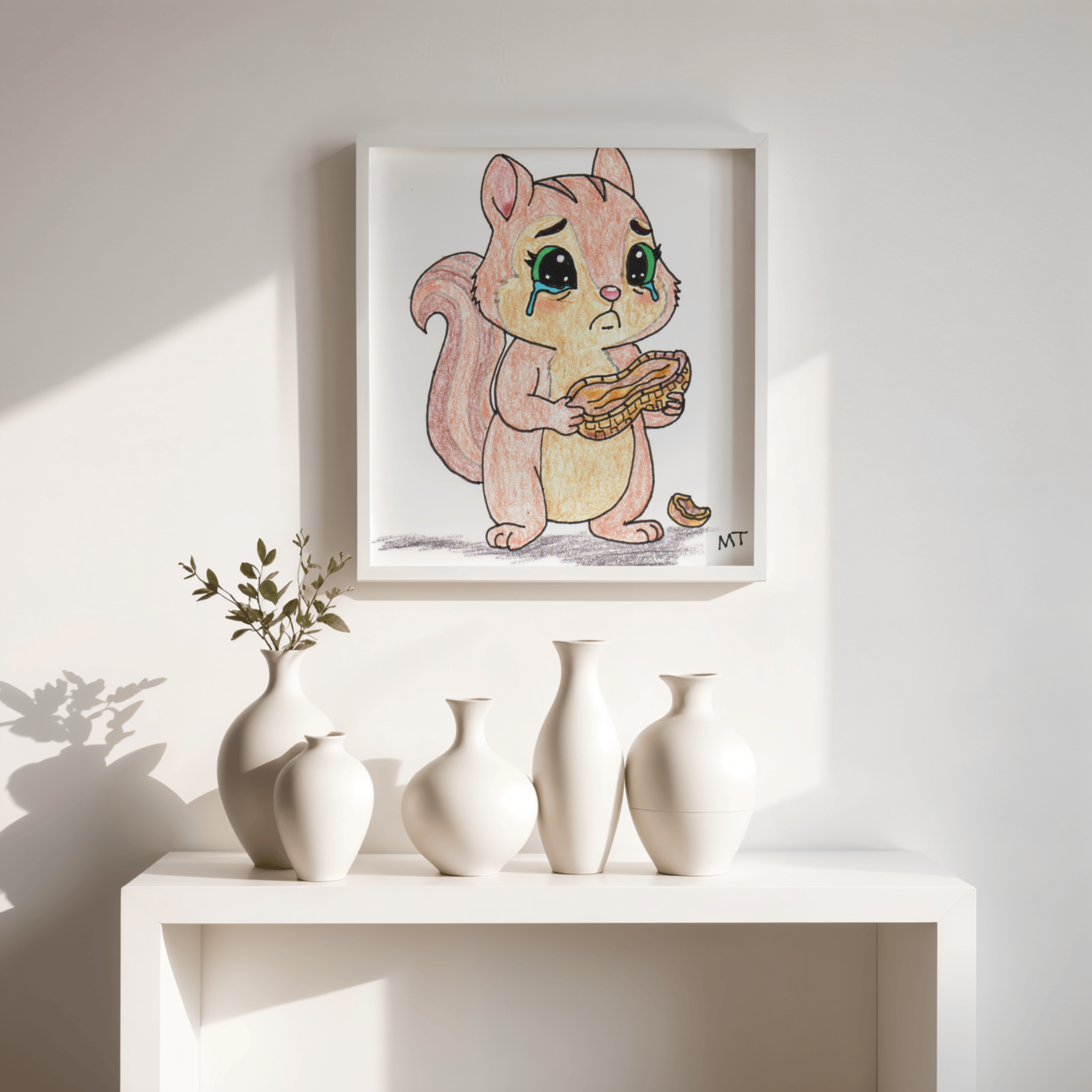 Chipmunk Lost His Nuts Wall Art