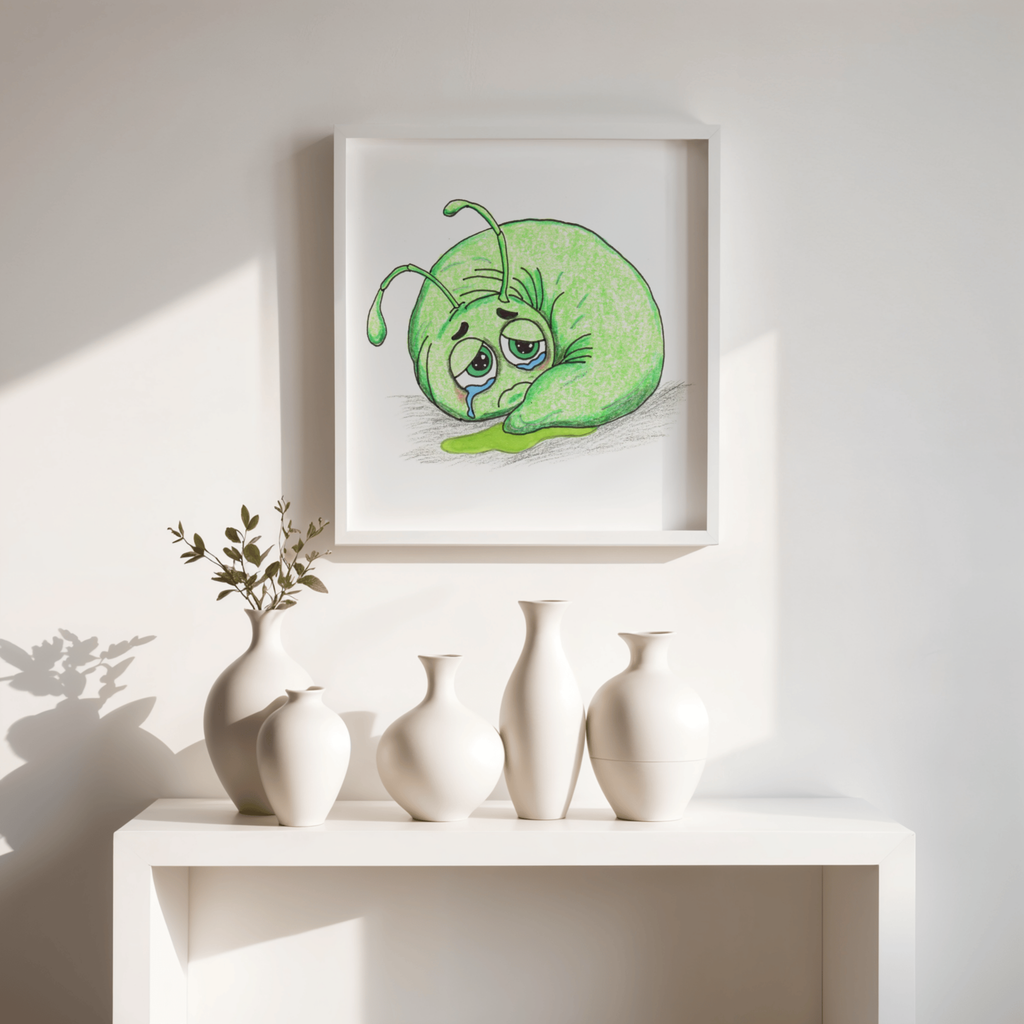 Sammy Lost His Shell | Snail Wall Art | Lost and Found Critters