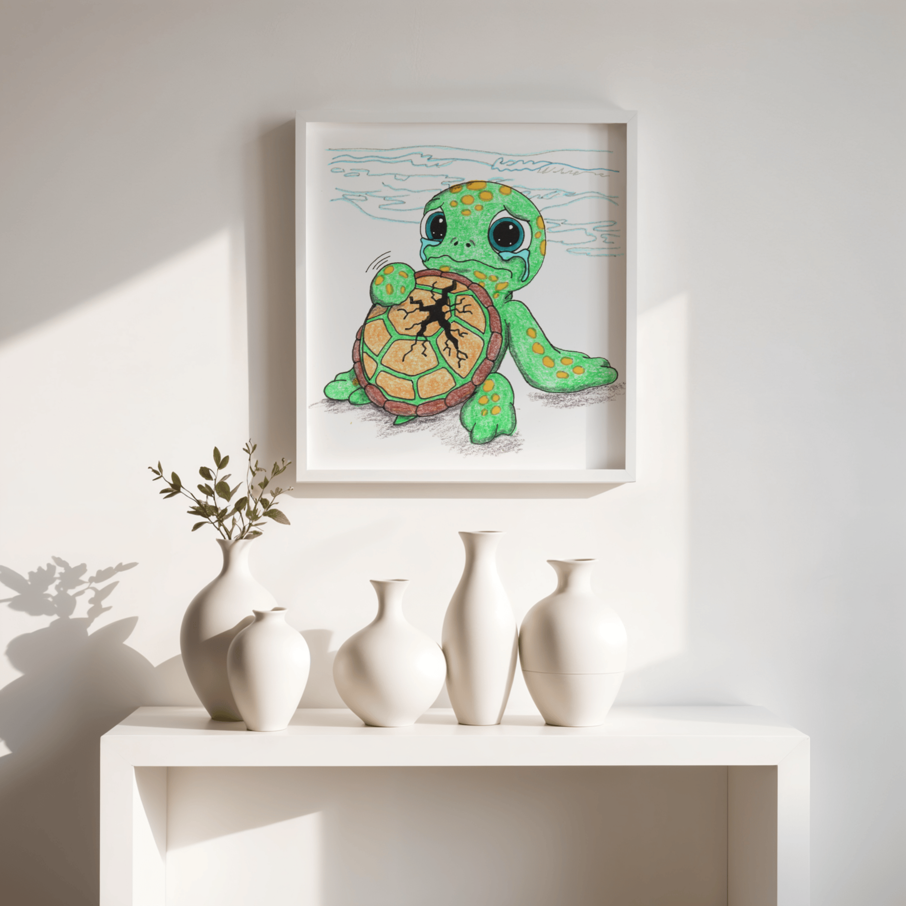 Toby Broke His Shell | Brave Little Critters Turtle Art